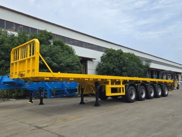 5 Axles Flatbed Trailer For Sale in Jordan