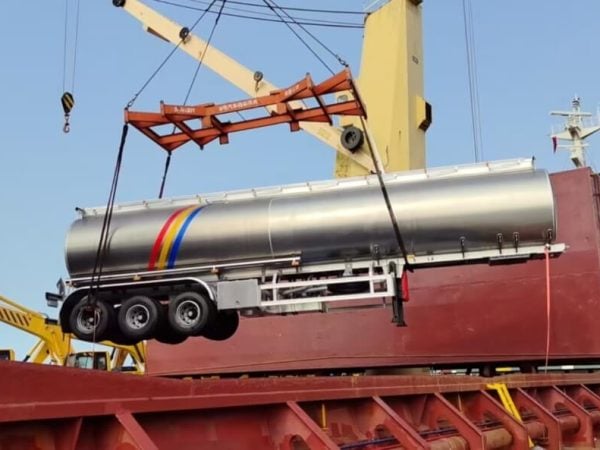 45000 Liters Aluminum Fuel Tanker Trailer