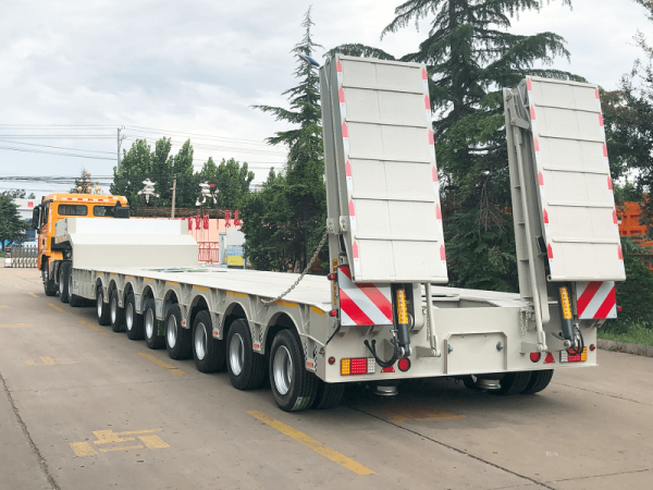 8 Axles Lowbed Trailer