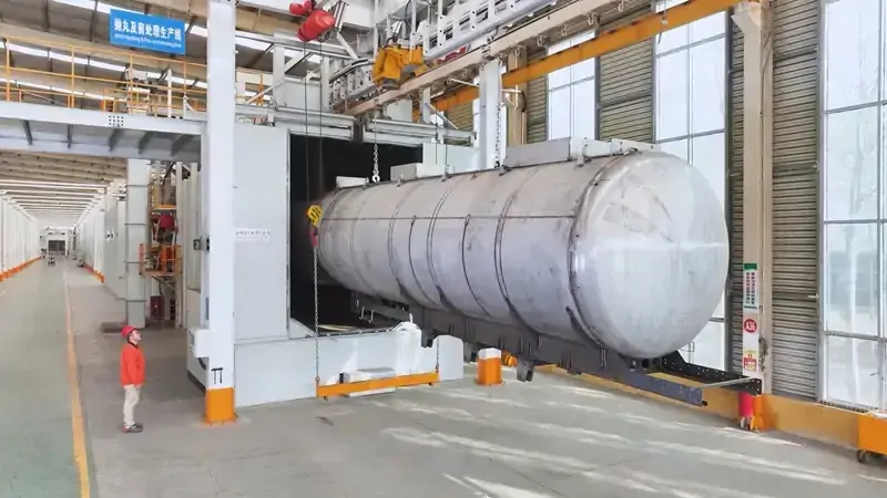 Shot blasting production line