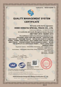 chiv trailer iso9001
