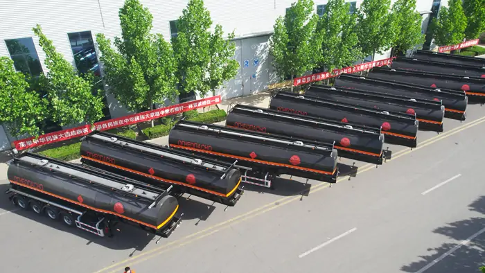 4 Axles Oil Tanker Trailer For Sale in Kazakhstan