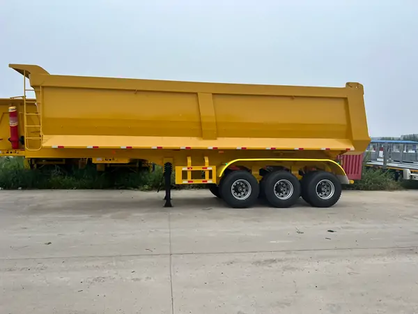 3 Axle Dump Semi Trailer 1