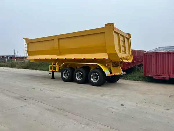 3 Axle Dump Semi Trailer 2