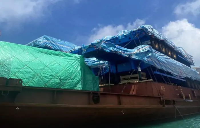 4 Axle Lowbed Semi Trailers Shipped To Zimbabwe 2