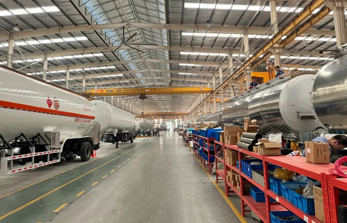 Fuel Tanker Trailer Production workshops