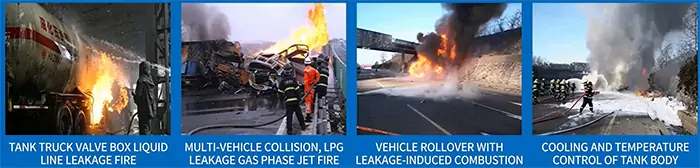 LPG leakage, fire, and explosion accident