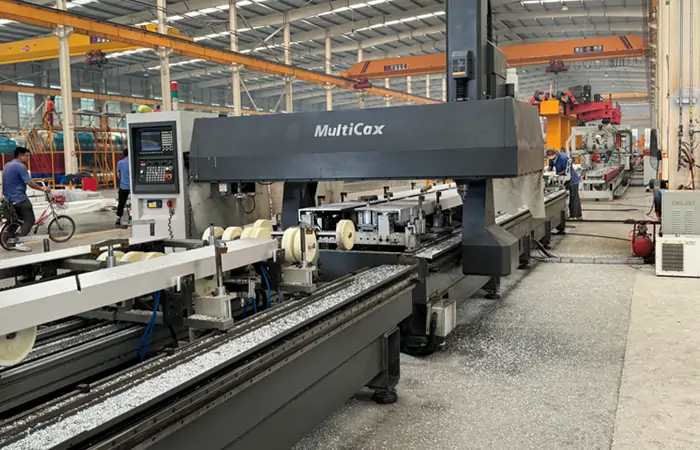 semi-trailer production line