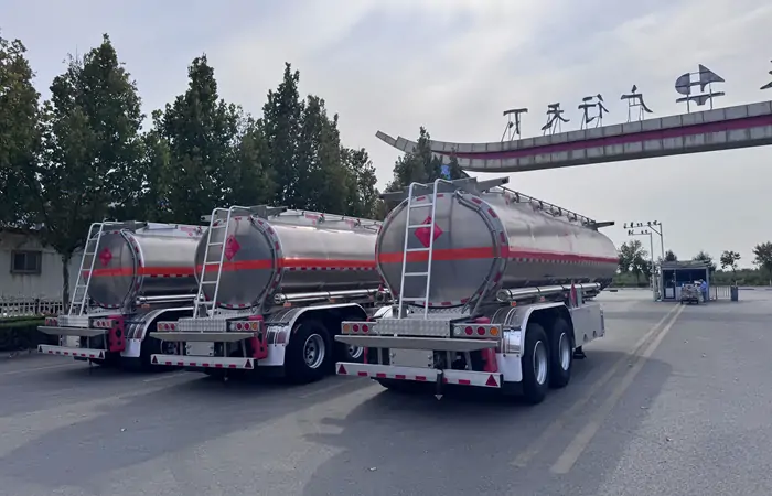 2 Axle Petrol Tanker Semi Trailer