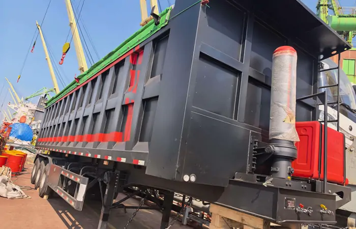 Dump Semi Trailer will be sent to Guinea