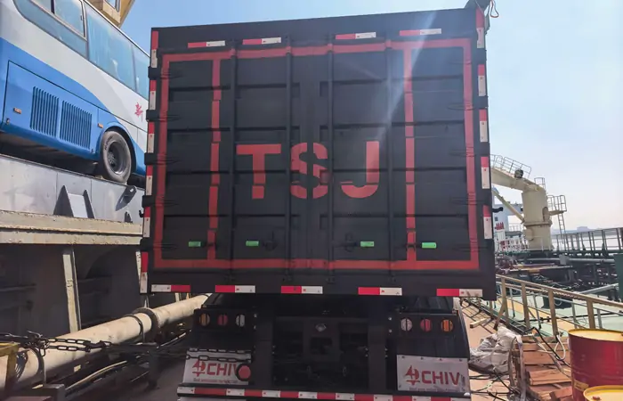 3 Axles Dump Semi Trailer will be sent to Guinea