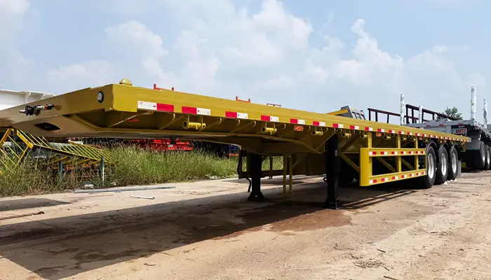 3 Axle Flatbed Semi Trailer 3