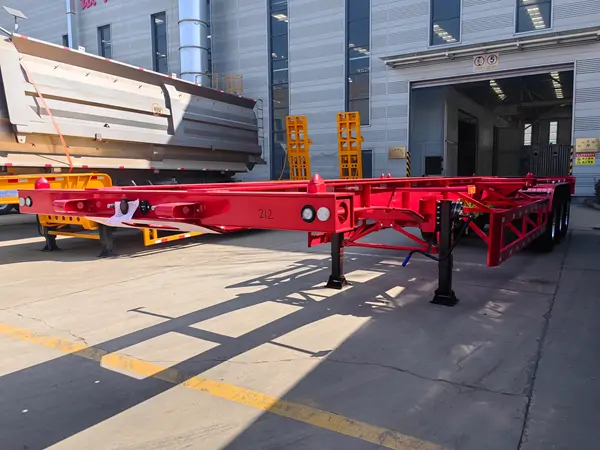 3 Axle Skeleton Semi Trailer 1