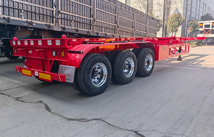 3 Axle Skeleton Semi Trailer 5
