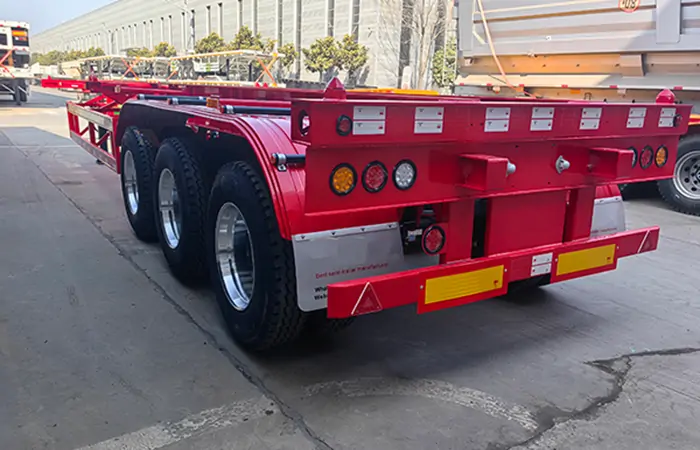 3 Axle Skeleton Semi Trailer 6