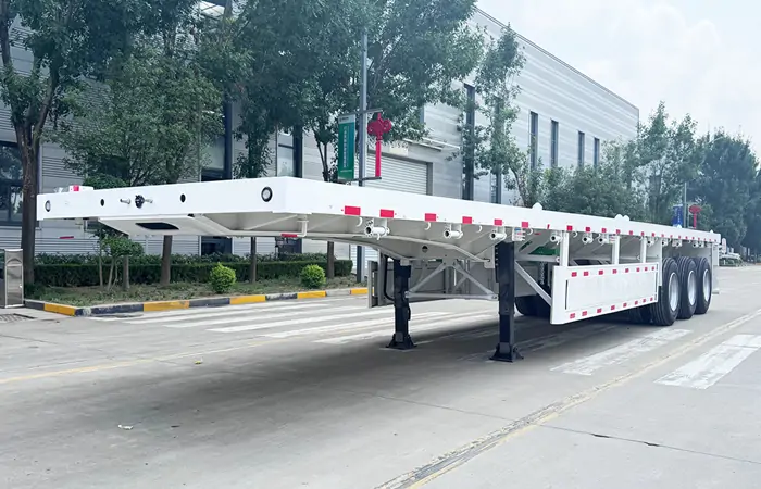 40FT 3 Axle Flatbed Trailer 3