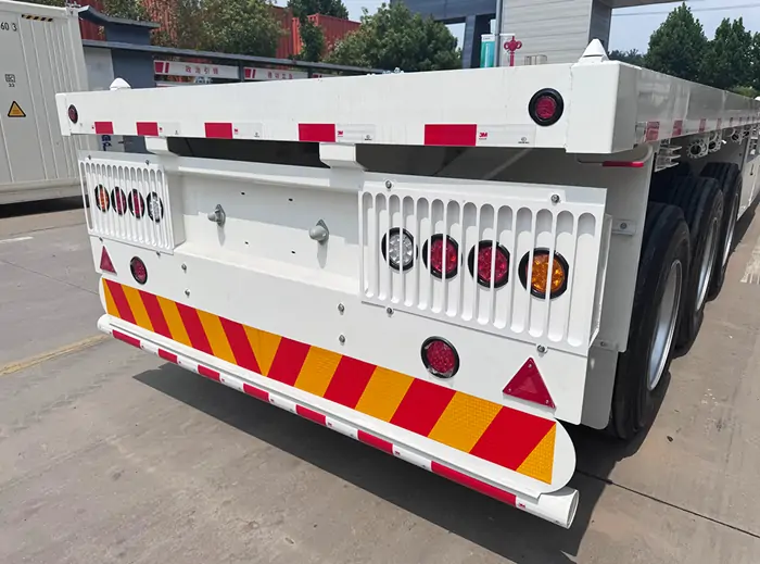 40FT 3 Axle Flatbed Trailer 6