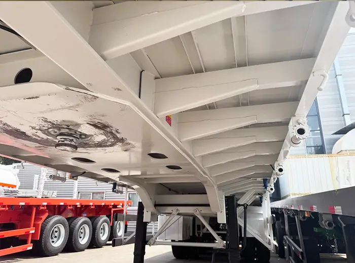 40FT 3 Axle Flatbed Trailer 9