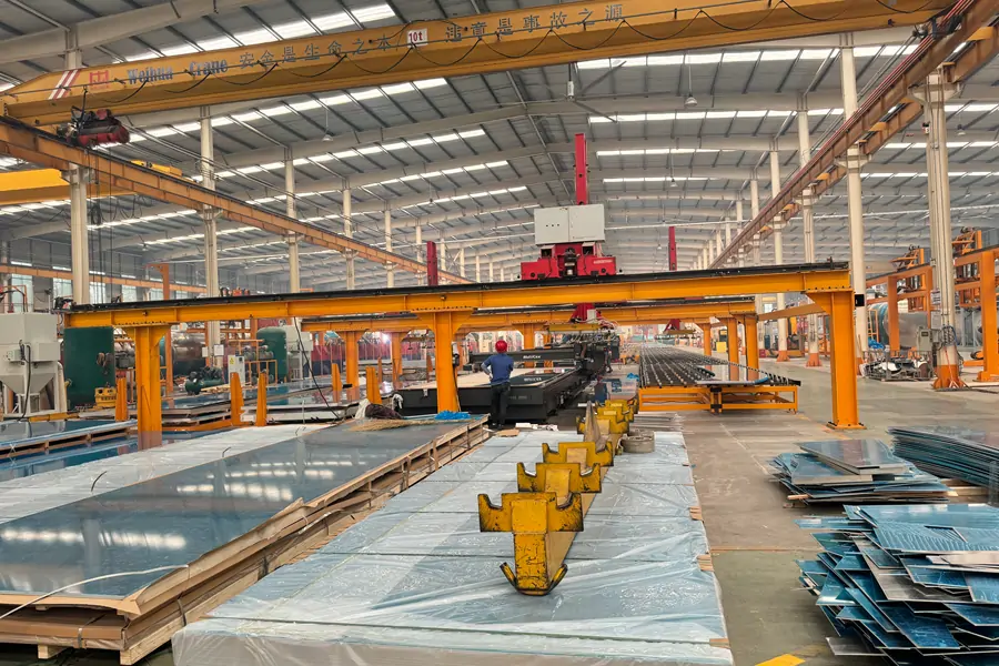 lowbed trailer Production line