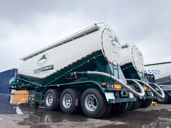 3 Axle Cement Bulker Trailer Shipped To DRC