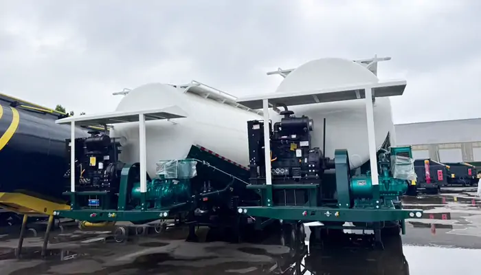 45CBM Cement Bulker Trailer Shipped To Congo