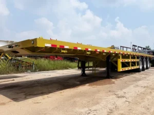 3 Axle Flatbed Trailers Shipped To Rwanda