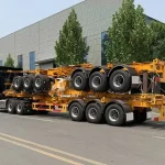 3 Axle Skeleton Trailers Shipped To Tanzania