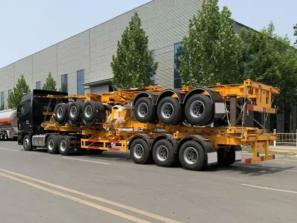 3 Axle Skeleton Trailers Shipped To Tanzania