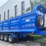 4 axle Tipper Semi Trailer Shipped To Uganda