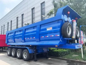 4 axle Tipper Semi Trailer Shipped To Uganda