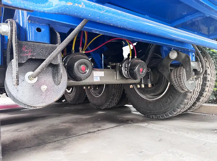 35CBM Tipper Semi Trailer Shipped To Uganda 4