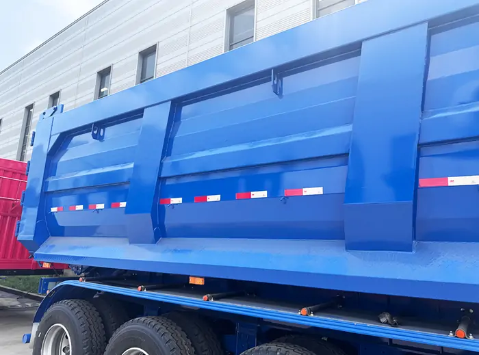 35CBM Tipper Semi Trailer Shipped To Uganda 7