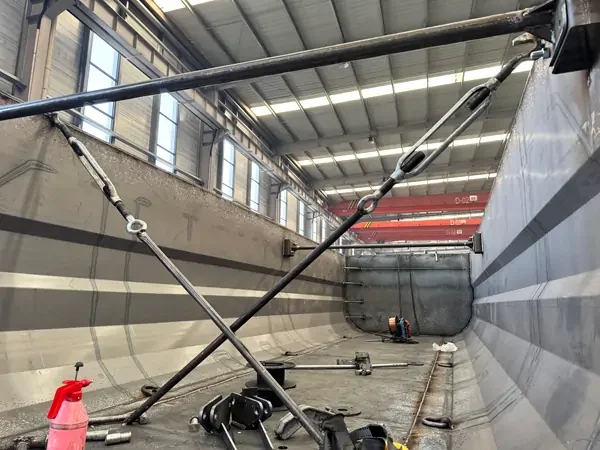 end dump trailer body
